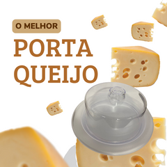 Porta Queijo de Cristal Kenkoi