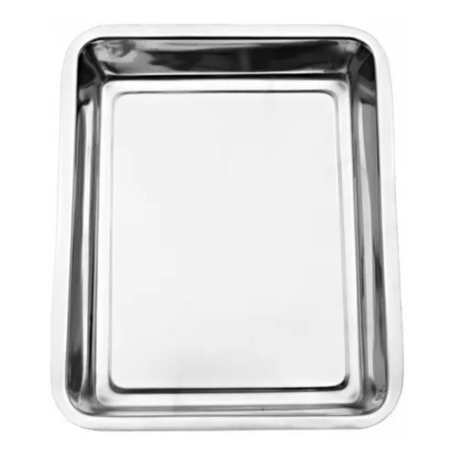 Assadeira Retangular Aço Inox 30x40