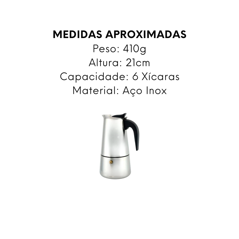 Cafeteira Tipo Italian Luxo - A Gourmet