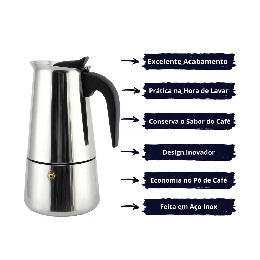 Cafeteira Tipo Italian Luxo - A Gourmet