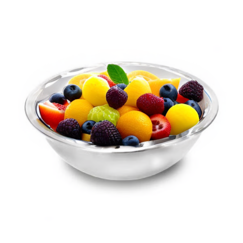 Tigela Bowl Saladeira de Aço Inox 22cm KeHome