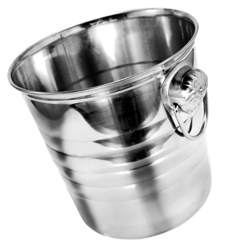 Balde de Gelo de Aço Inox 5L 20cm KeHome