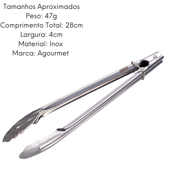 Pegador de Salada em Aço Inox 28cm Main Image