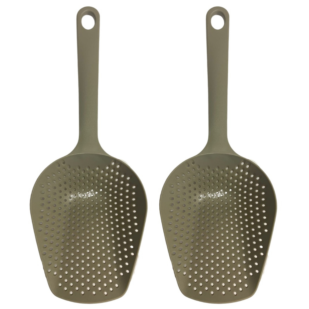 Colher Vazada Grande De Nylon 34cm KeHome