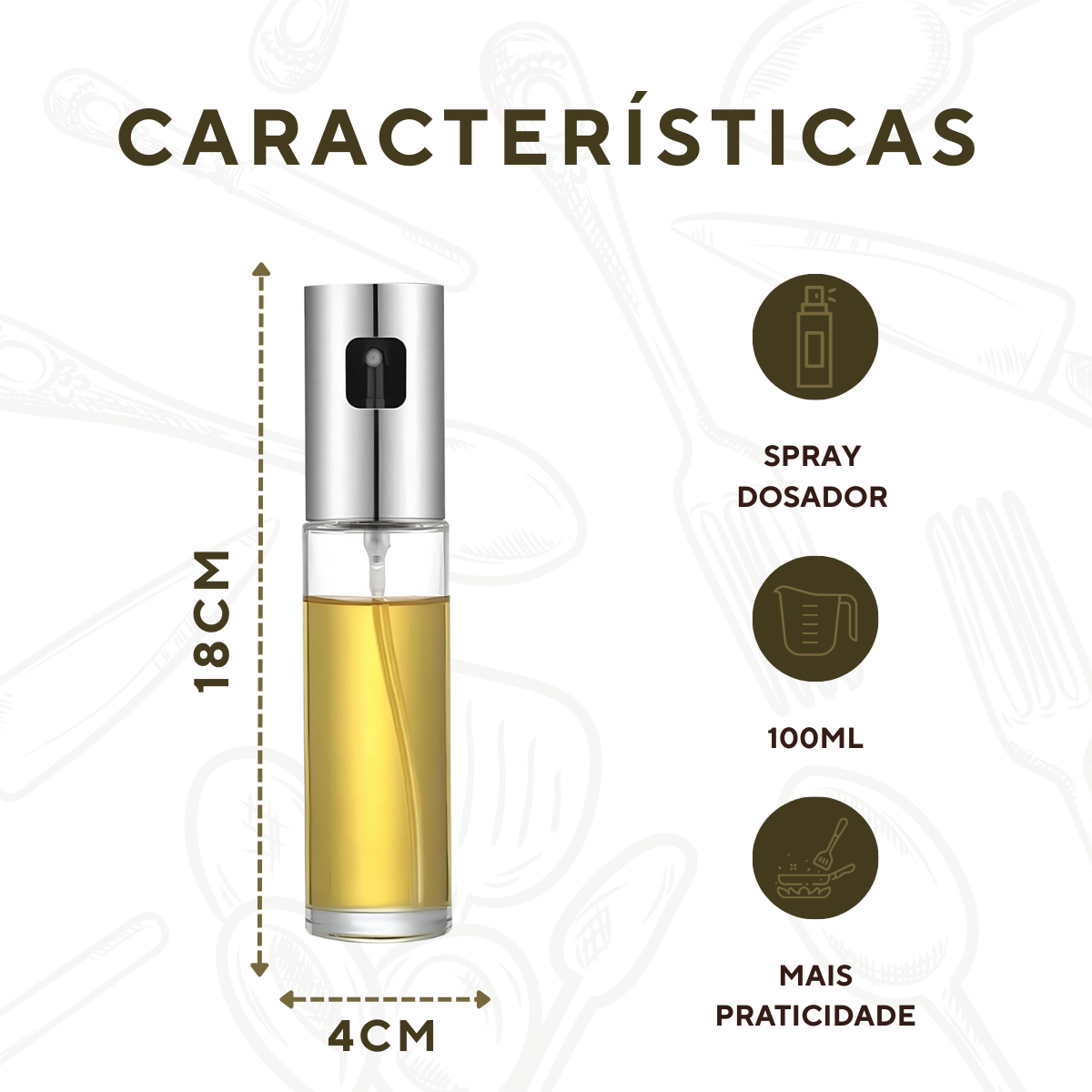 Borrifador Multiuso 100ml - A Gourmet