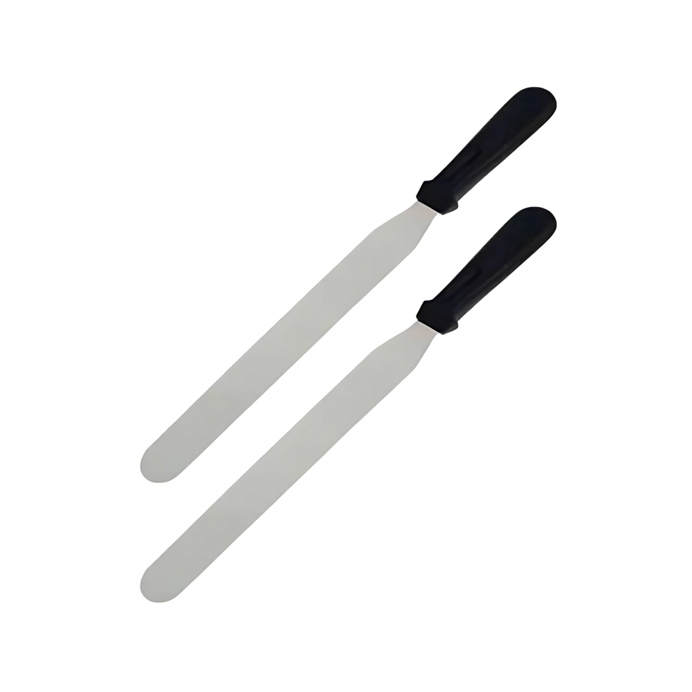 Espátula Reta Para Bolo de Aço Inox - A Gourmet
