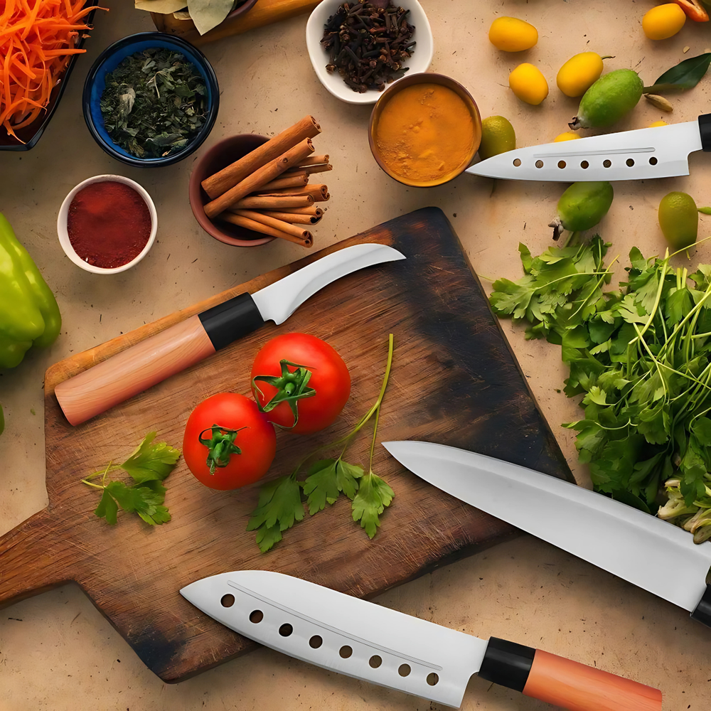 Faca Descascar 3,5° Aço Inox 19cm - A Gourmet