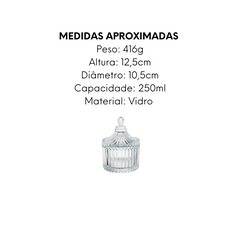 Potiche Vidro Carrossel 250ml - A Gourmet