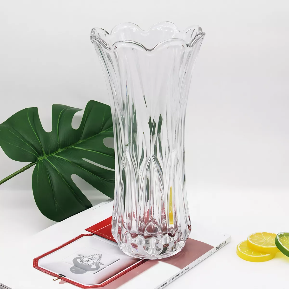 Vaso Decorativo Vidro 23cm - A Gourmet