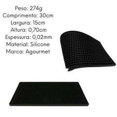 Tapete Para Copos Pequeno de Silicone KeHome