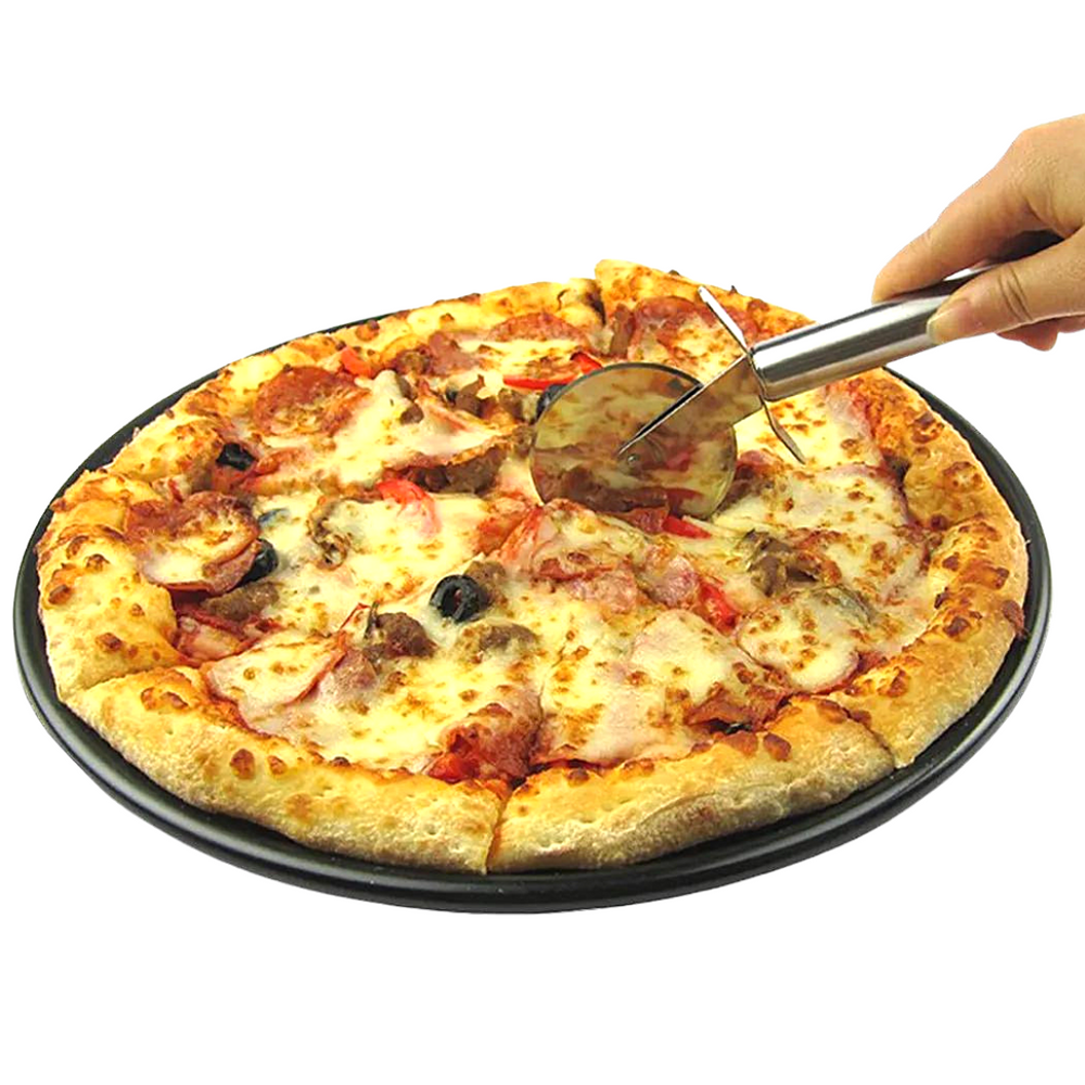 Cortador de Pizza e Fechador de Pastel em Aço Inox KeHome