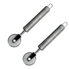 Cortador de Pizza e Fechador de Pastel em Aço Inox