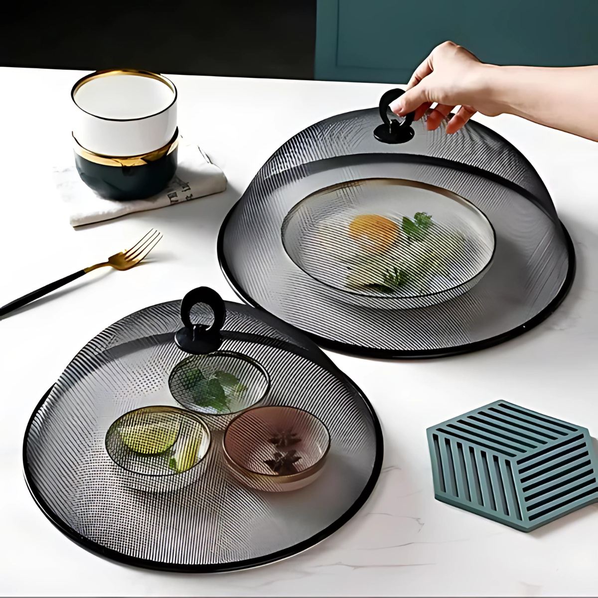 Tela Protetora de Aço Inox 30cm KeHome