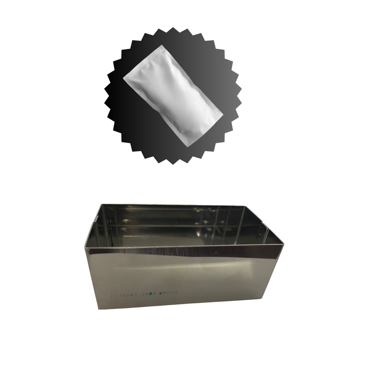 Porta Sache em Aço Inox Caxinha Alissan