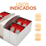 Porta Sache Guardanapo Aço Inox