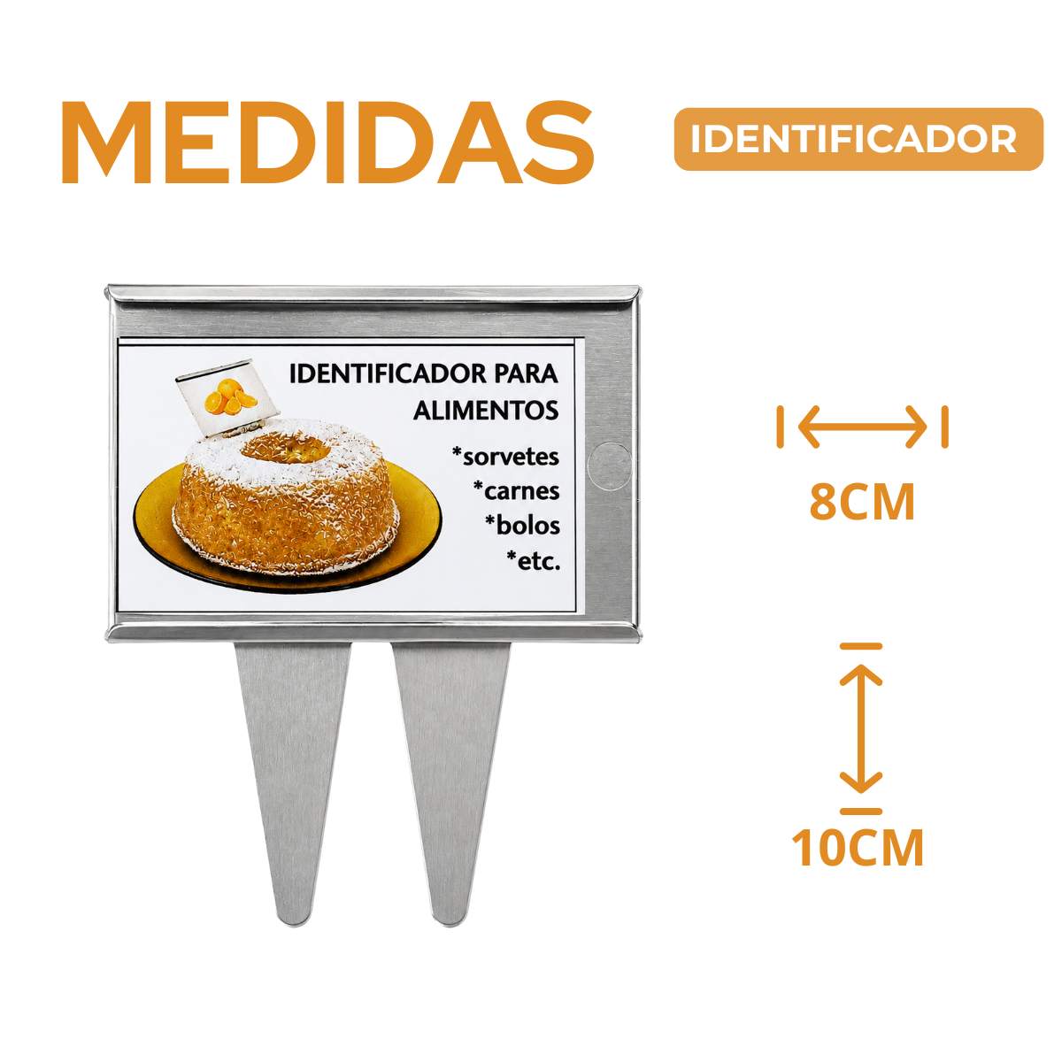 Display Identificação Alimento