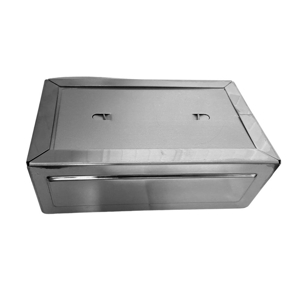 Porta Guardanapo Deitado em Aço Inox Alissan