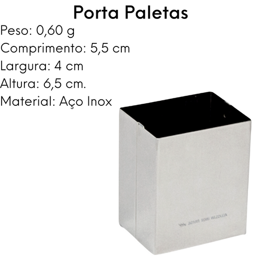 Porta Paletas de Aço Inox