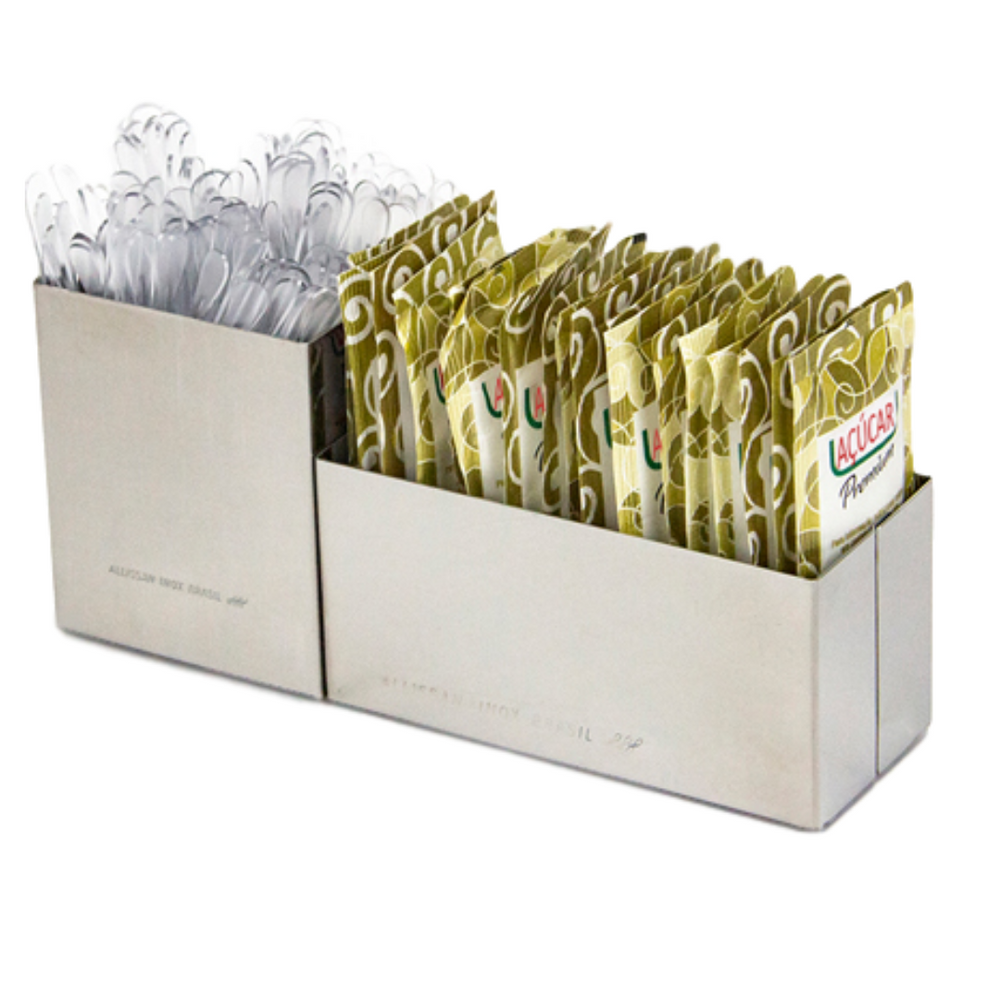 Porta Paleta Com Sache em Aço Inox Alissan