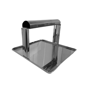Prensa Hambúrguer em Aço inox Alissan