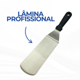 Espátula Curva Aço Inox - A Gourmet