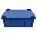Caixa Organizadora Com Tampa 36L Azul