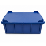 Caixa Organizadora Com Tampa 36L Azul