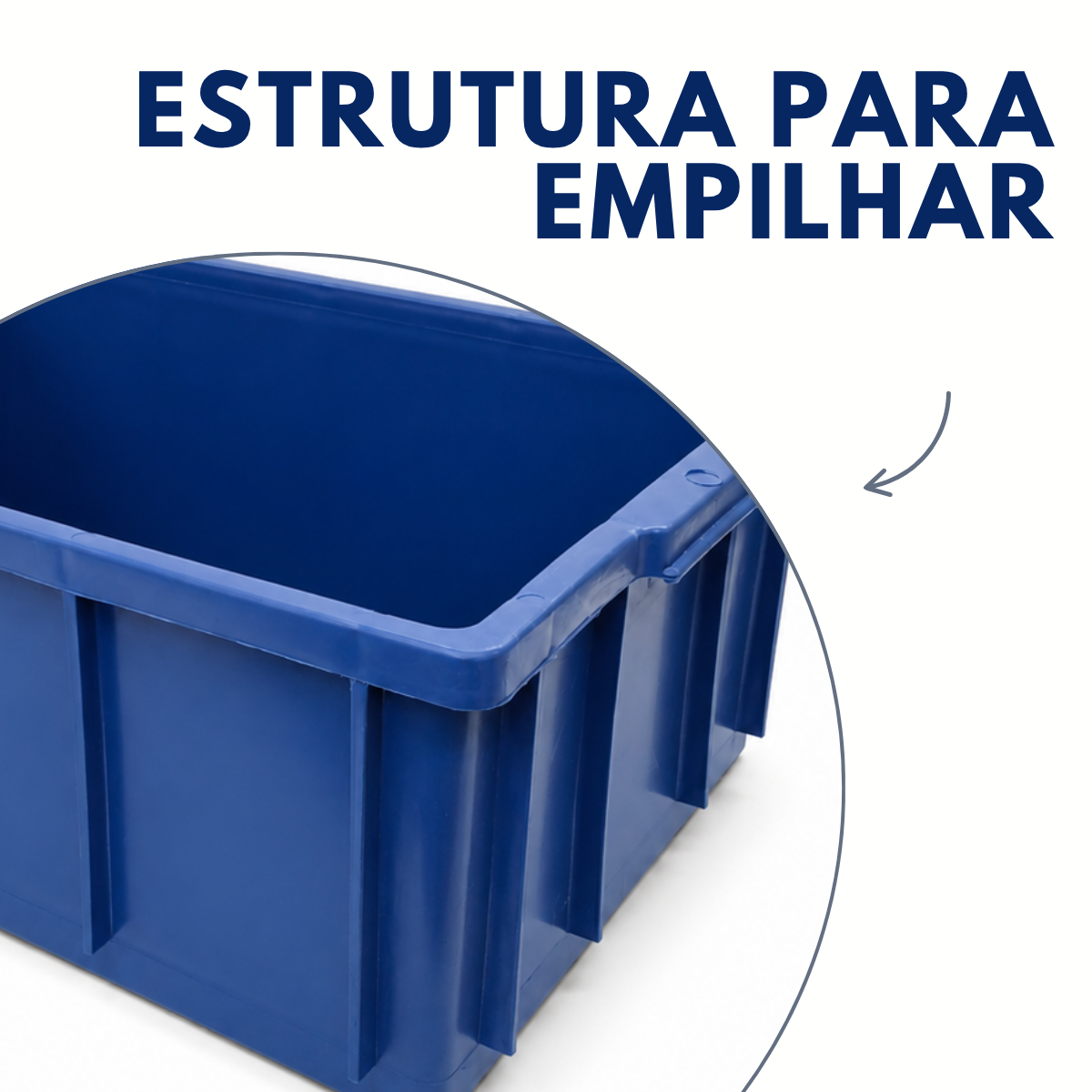 Caixa Organizadora Sem Tampa 36L