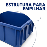 Caixa Organizadora Sem Tampa 36L