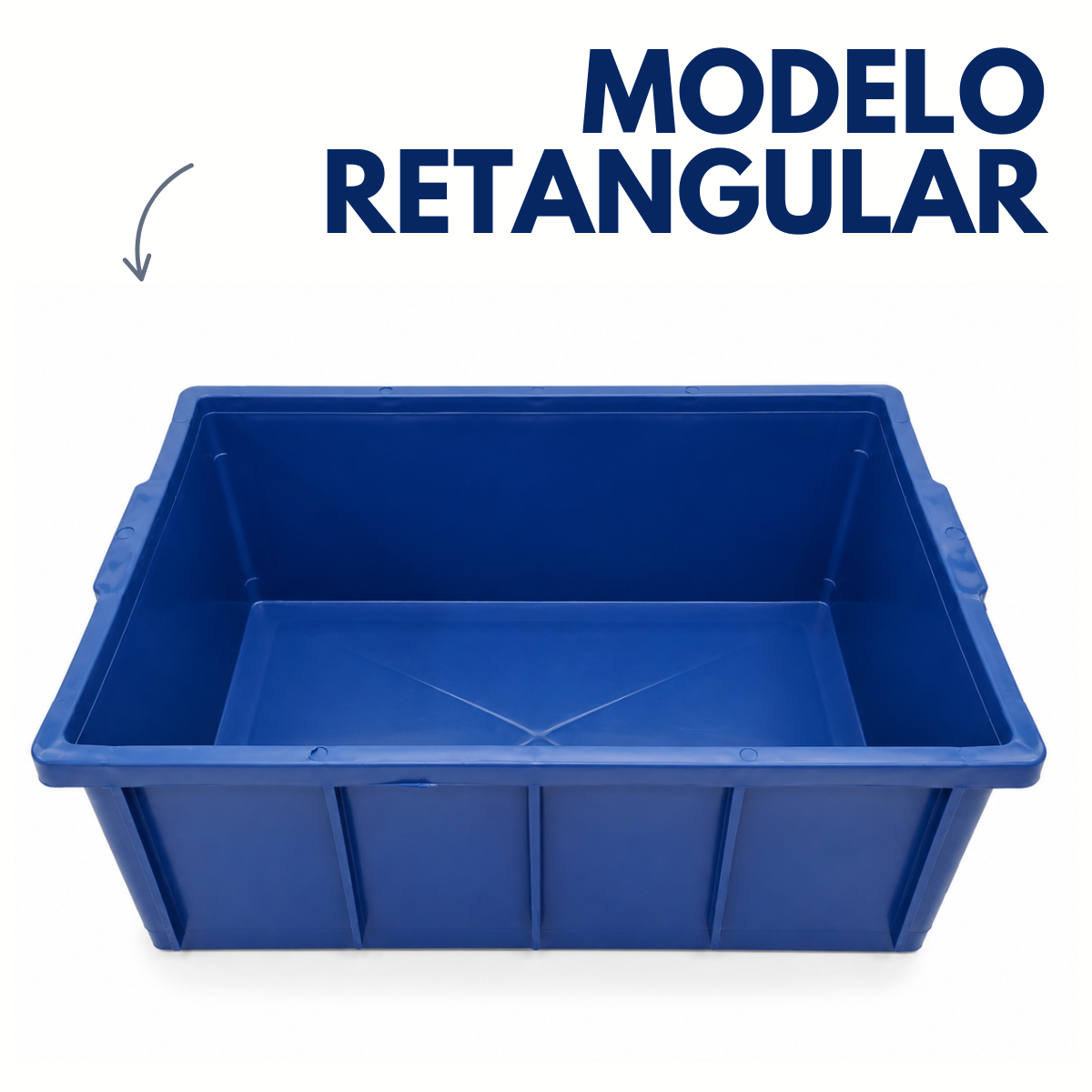 Caixa Organizadora Sem Tampa 36L