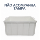 Caixa Organizadora Branca Sem Tampa 26L