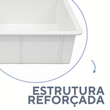 Caixa Organizadora Sem Tampa 15L