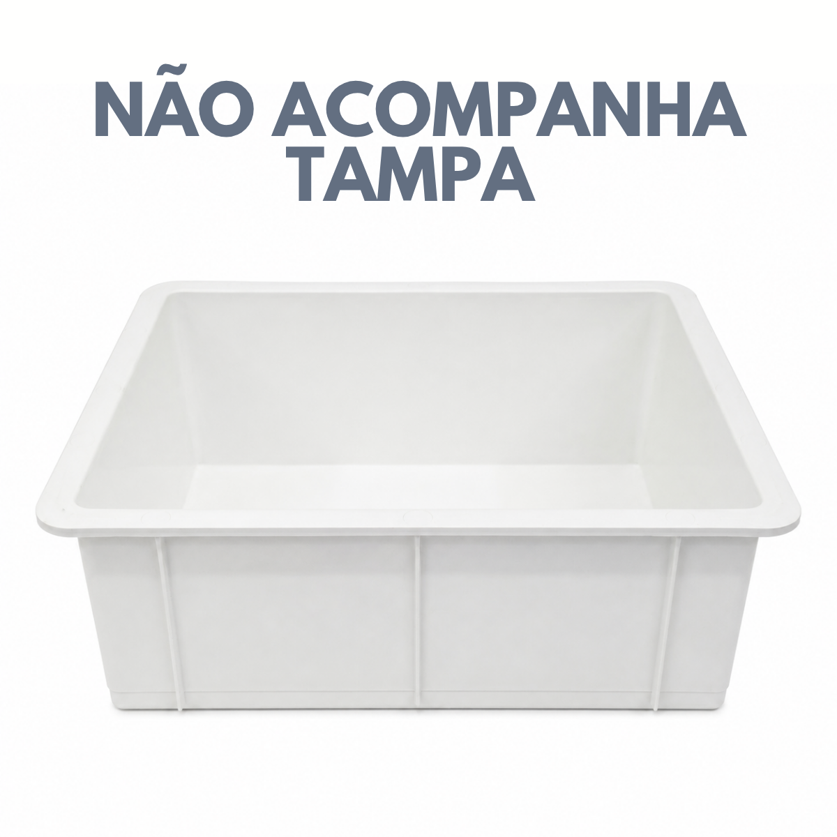 Caixa Organizadora Sem Tampa 15L