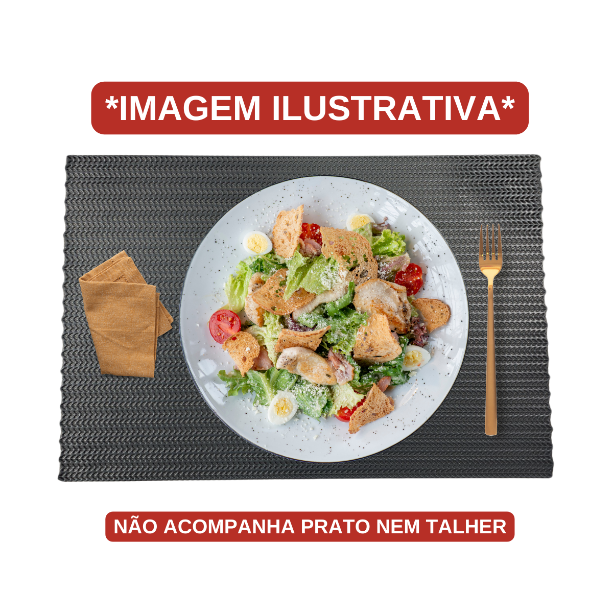 Jogo Americano Cinza Azulado de PVC - A Gourmet