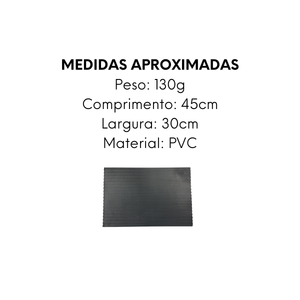 Jogo Americano Cinza Azulado de PVC - A Gourmet