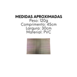 Jogo Americano Champanhe PVC - A Gourmet