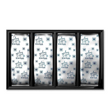 Mesa Térmica Fria Vidro Temperado Preto - A Gourmet