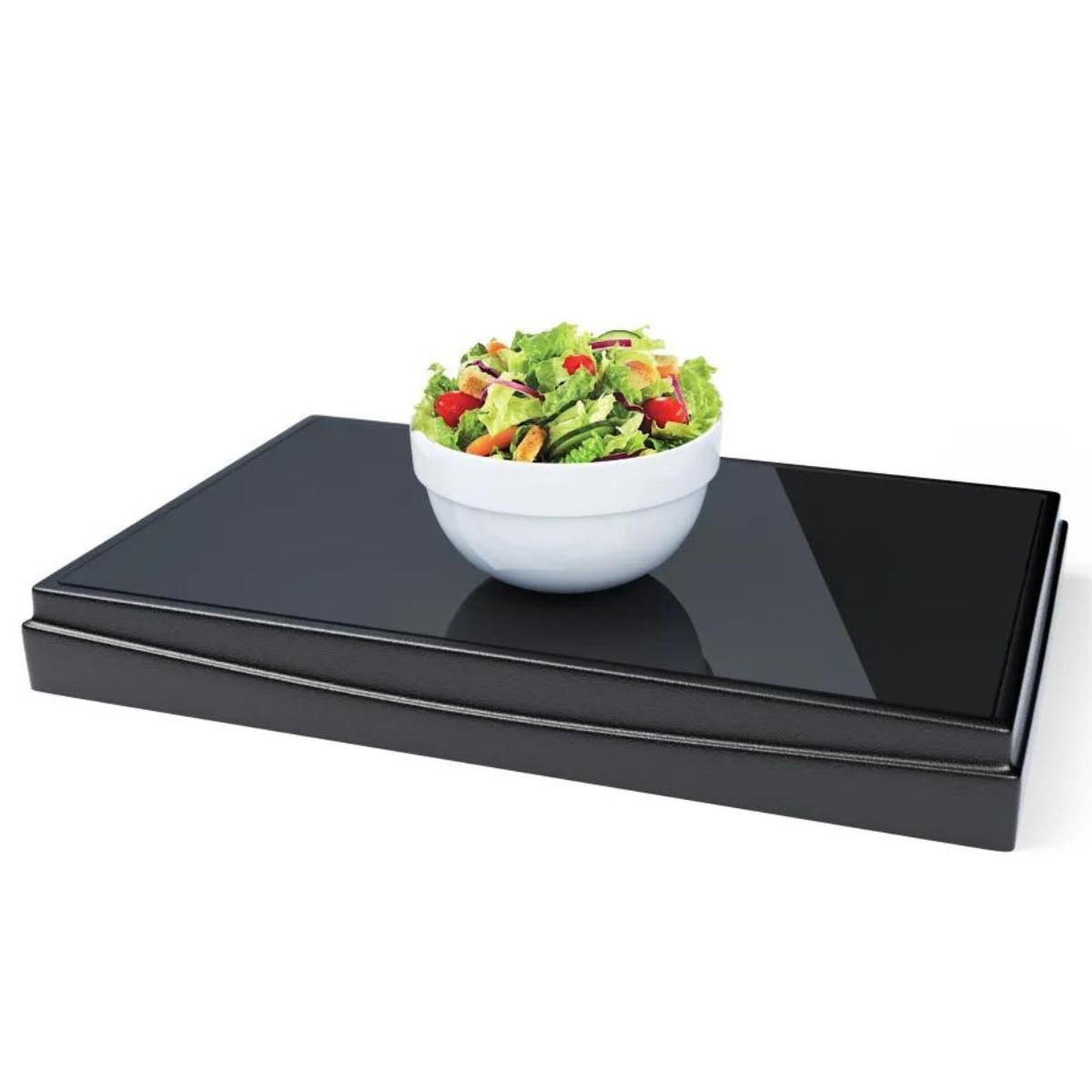 Mesa Térmica Fria Vidro Temperado Preto - A Gourmet