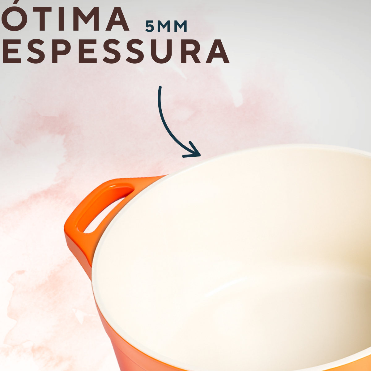 Caçarola Panela Le Cook 2,6L Antiaderente Cerâmico