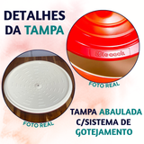 Panela Caçarola Cerâmica Antiaderente Laranja Le Cook 10,3l
