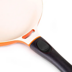 Frigideira Antiaderente Cerâmica 28Cm Laranja Le Cook