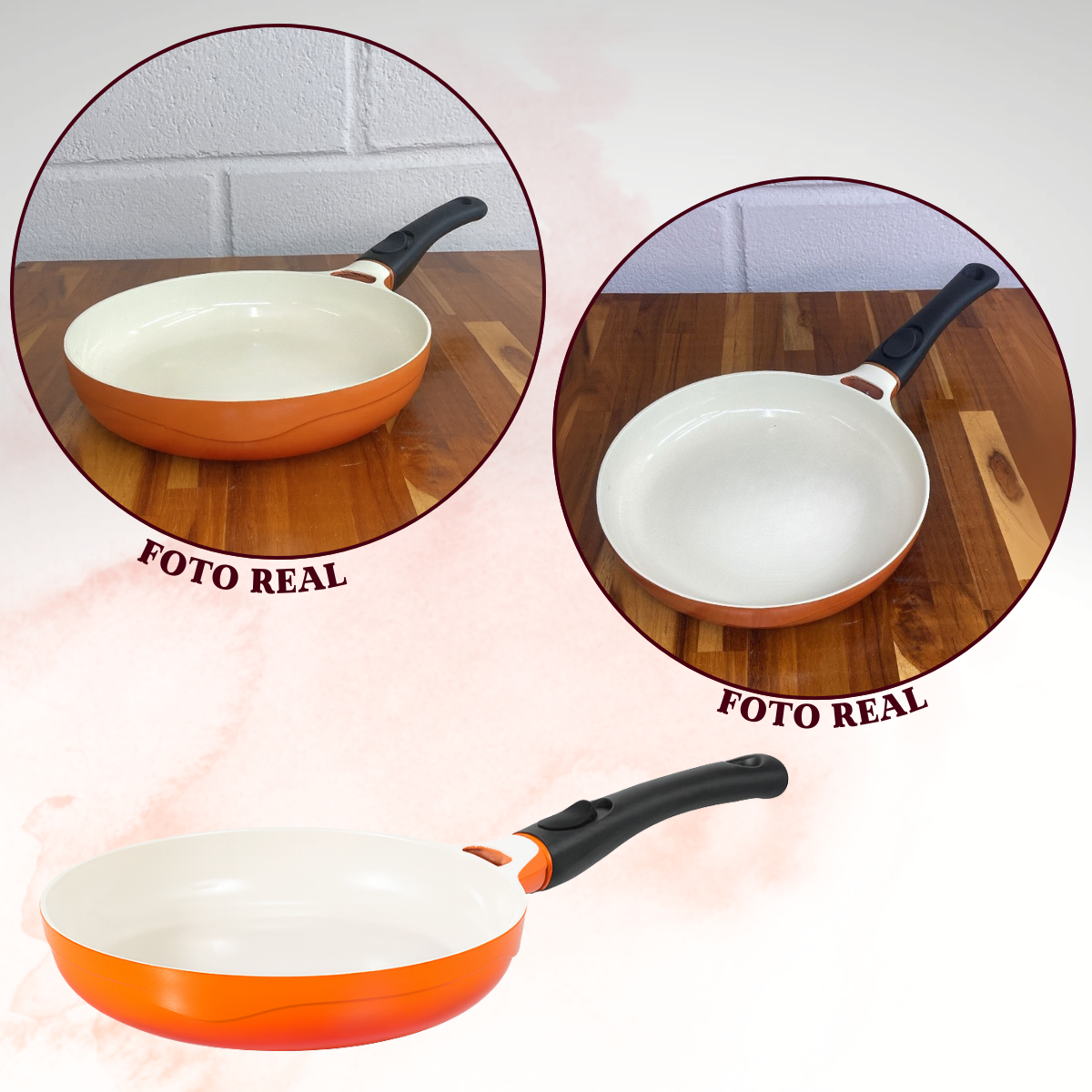 Frigideira Antiaderente Cerâmica 2,2l Le Cook