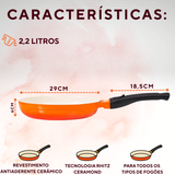 Frigideira Antiaderente Cerâmica 2,2l Le Cook