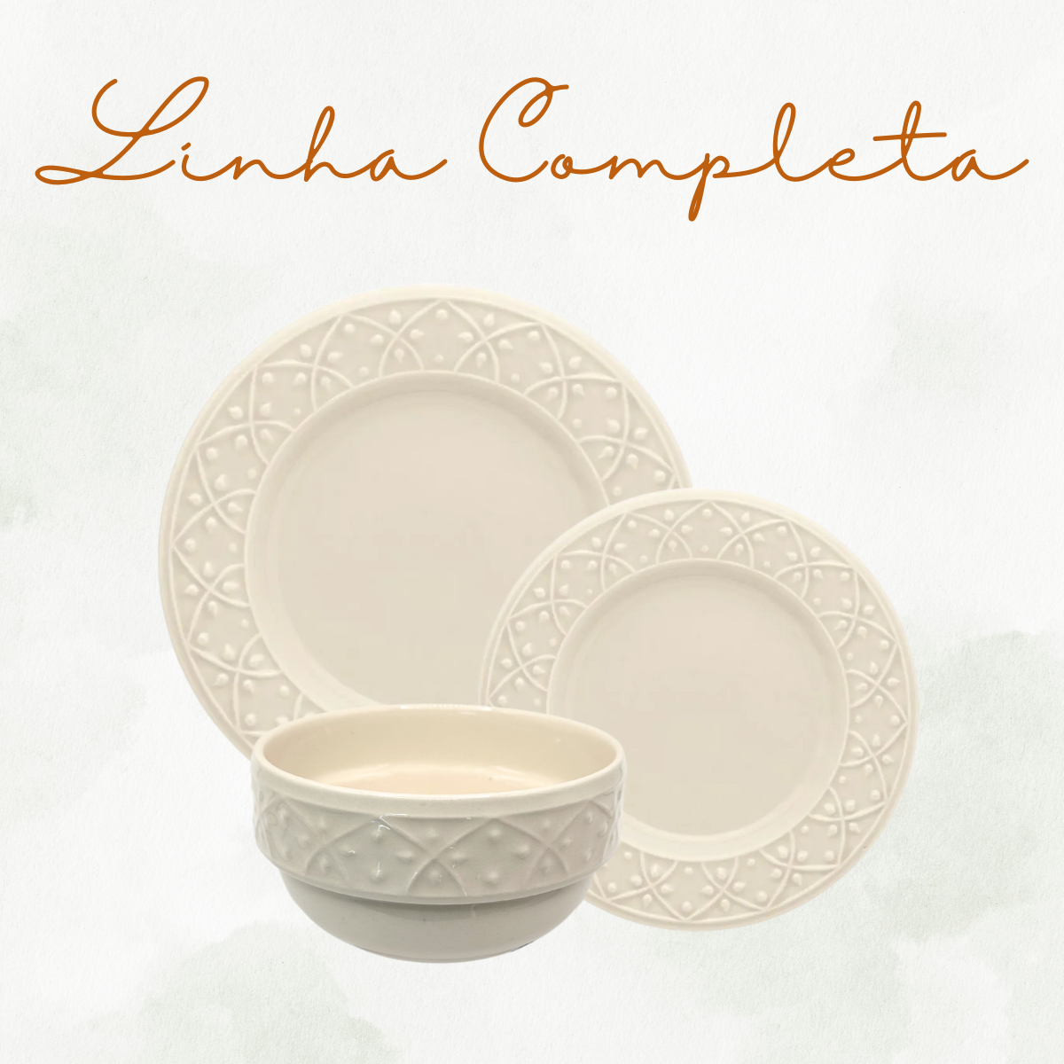 Tigela Marfim 500ml Cerâmica