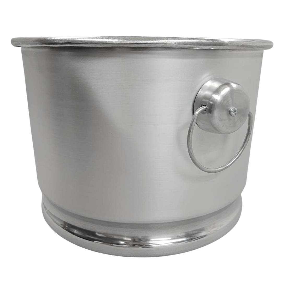 Balde de Gelo Extra Alto Aluminio Polido 12,5L