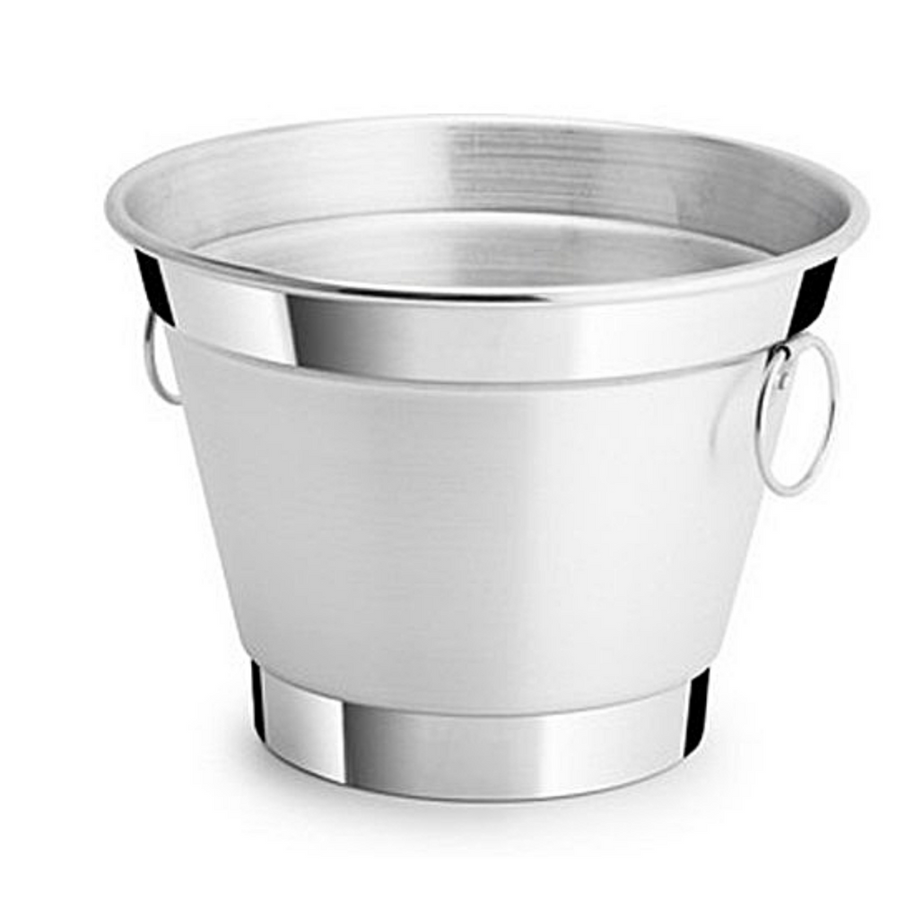 Balde de Gelo Médio Alumínio Polido 6L Lidermix