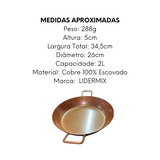 Frigideira Pergaminho Cobre RoseGold N26