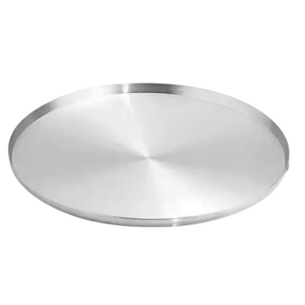 Forma de Pizza em Aluminio Polida 35cm Lidermix