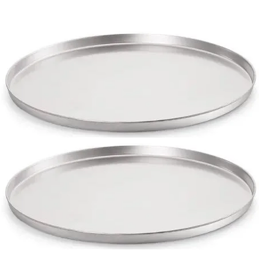 Forma de Pizza em Aluminio Polida 25cm Lidermix