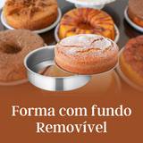 Forma Redonda Fundo Removivel Lidermix
